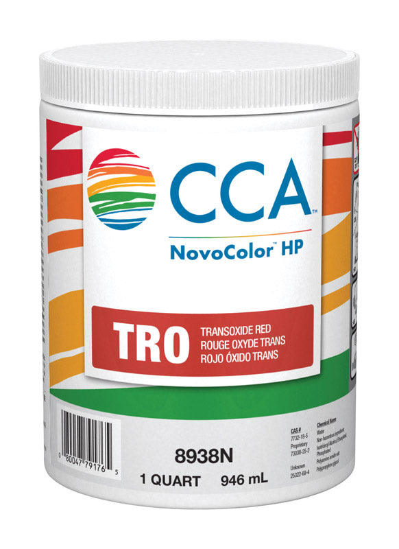 NOVOCOLOR HP - NovoColor HP CCA TR Trans Oxide Red Paint Colorant 1 qt