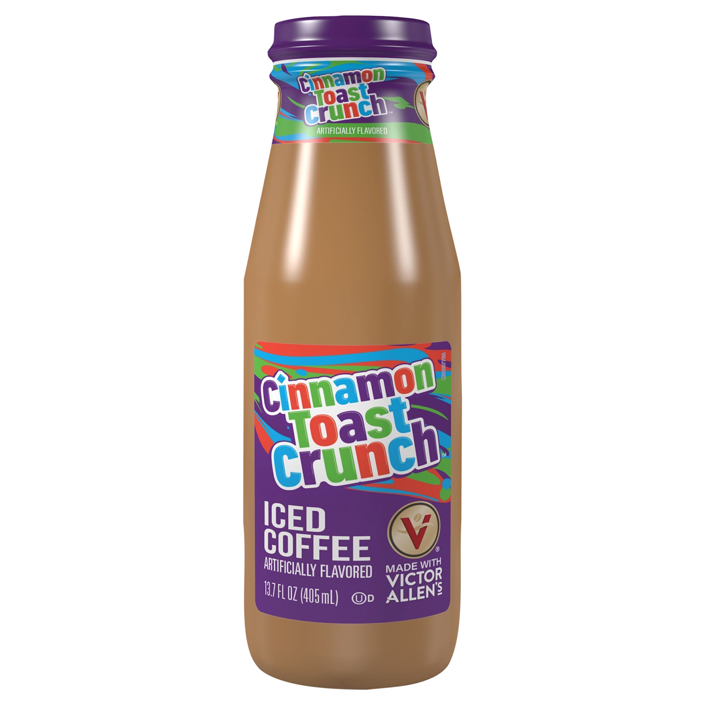 Victor Allen's Coffee Cinnamon Toast Crunch Iced Coffee 13.7oz Bottle - Case of 12