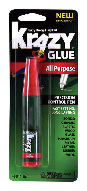 KRAZY GLUE - Krazy Glue High Strength Polyvinyl acetate homopolymer All Purpose Adhesive 0.14 oz