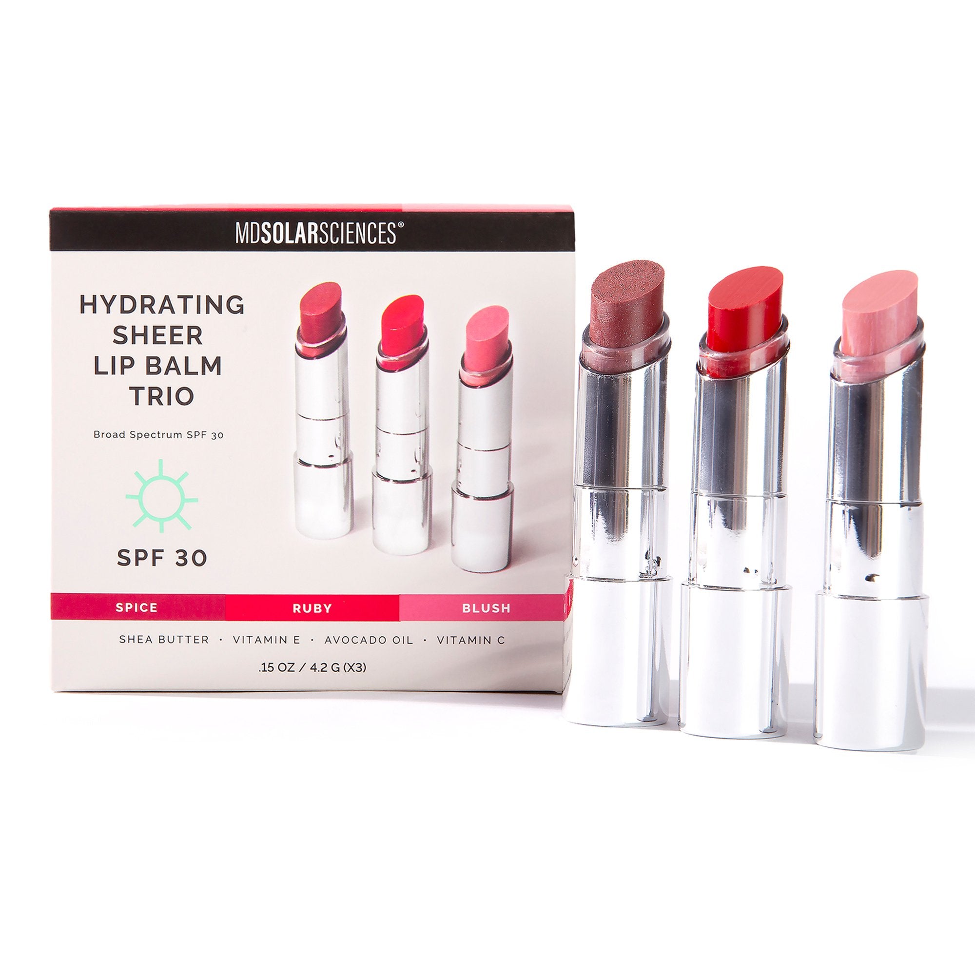 MDSolarSciences - Tinted Lip Balm Set MDSolarsciences™ Hydrating Sheer 0.15 oz. Tube [48/CS]