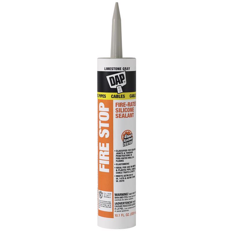 DAP - DAP Fire Stop Gray Elastomeric Fire Stop Sealant 10.1 oz - Case of 12