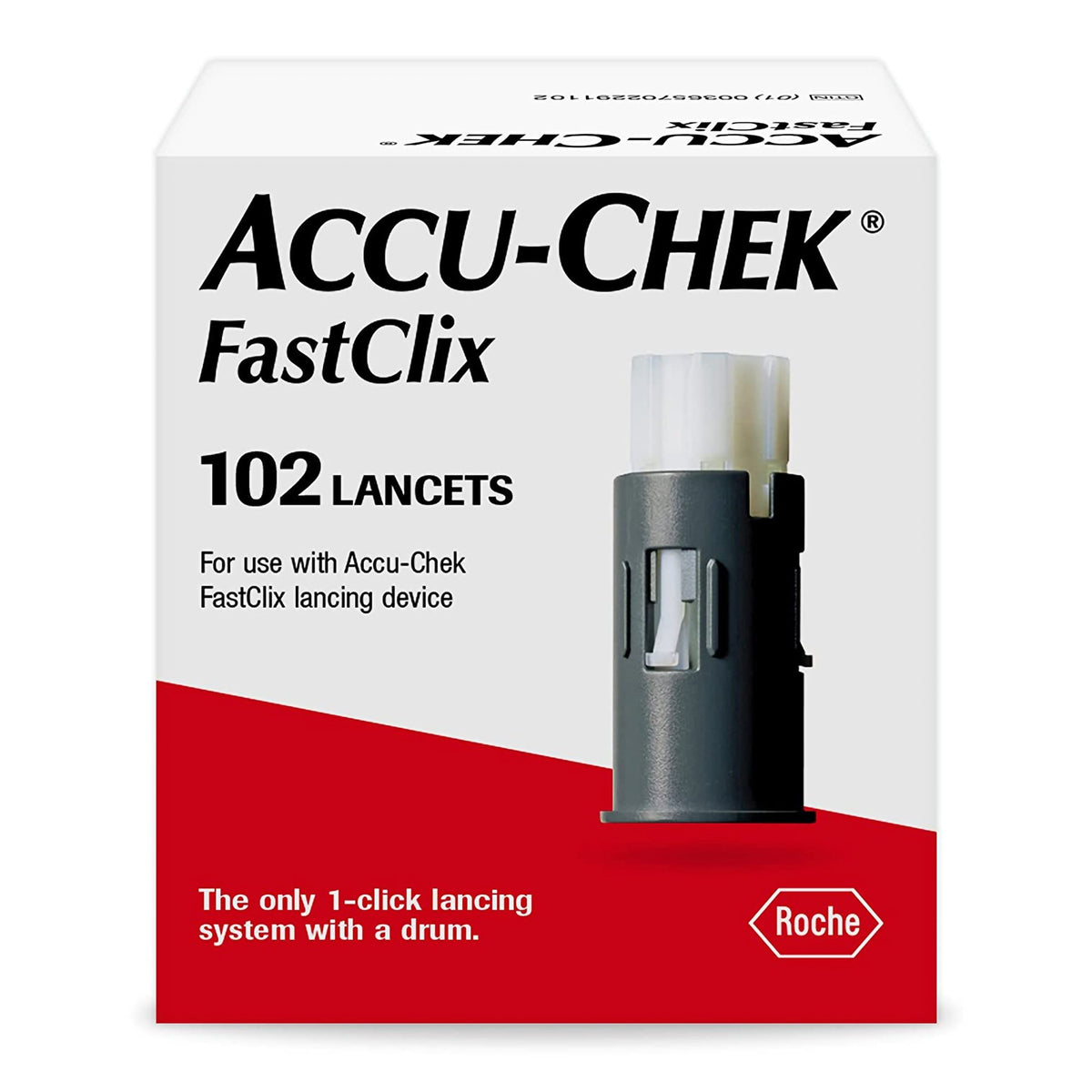 Roche Diabetes Care - Lancet for Lancing Device Accu-Chek® Non-Safety Twist Off Cap Multiple Sites [102/BX]