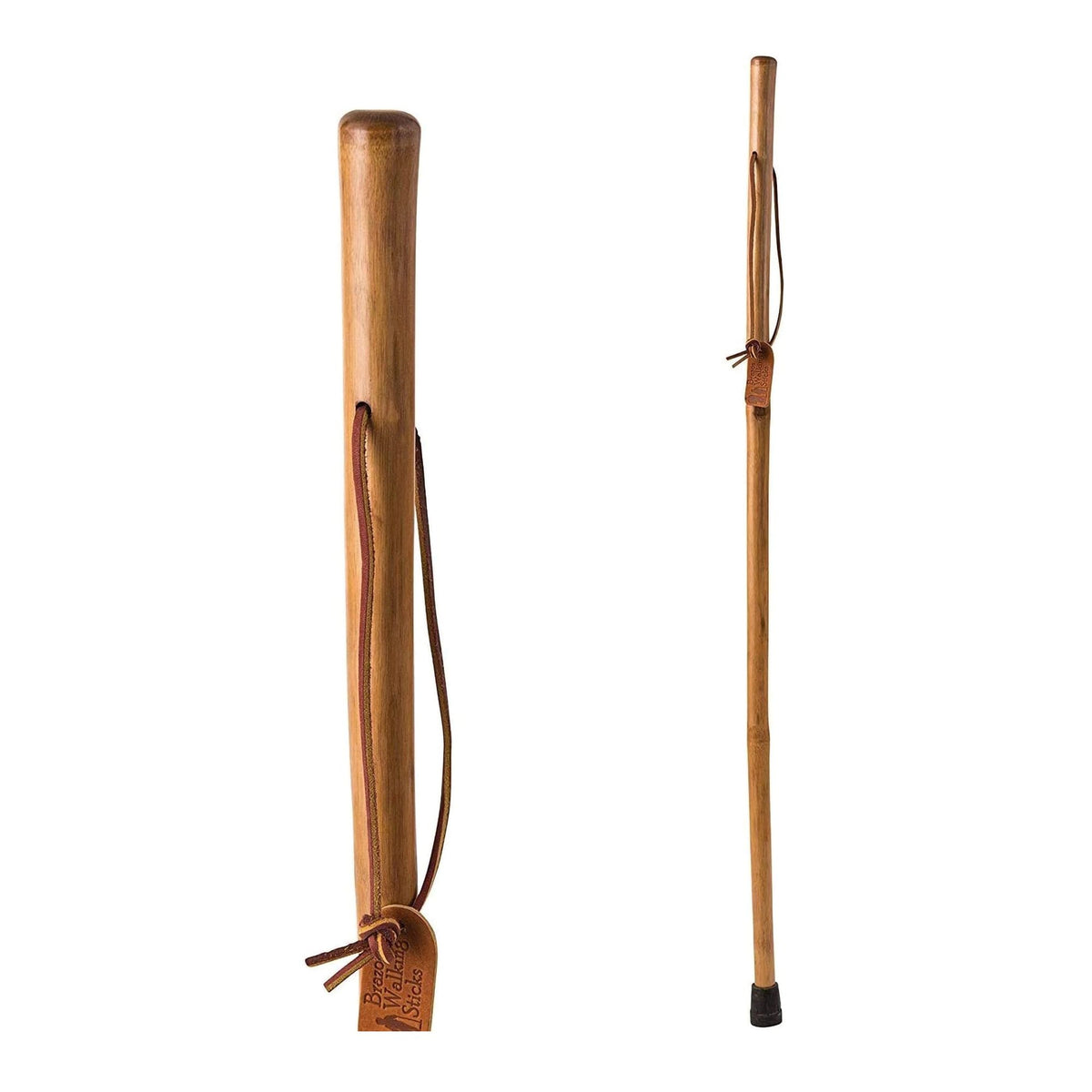 Mabis Healthcare - Walking Stick Brazos™ Free Form Wood 58 Inch Height Red Bamboo [1/EA]