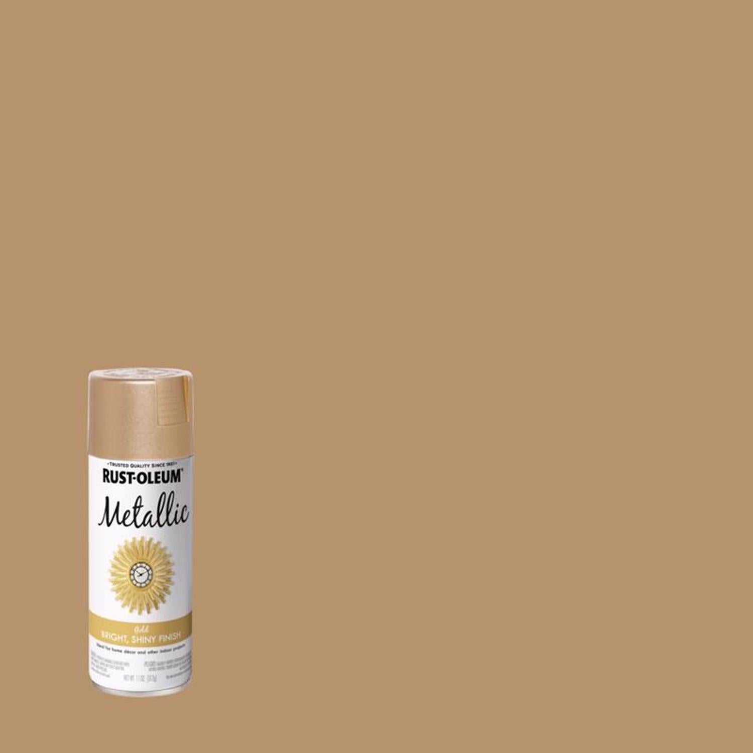 Rust-Oleum Specialty Metallic Gold Metallic Spray Paint 11 oz - Case of 6