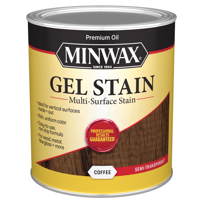 MINWAX - Minwax Semi-Transparent Coffee Oil-Based Gel Stain 1 qt