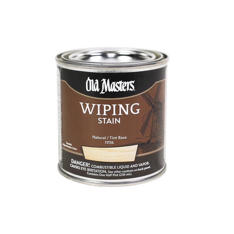 OLD MASTERS - Old Masters Semi-Transparent Clear Oil-Based Wiping Stain 0.5 pt
