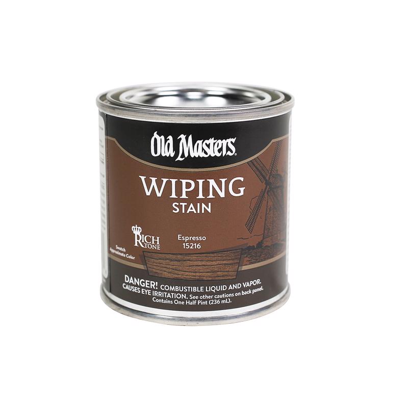 OLD MASTERS - Old Masters Semi-Transparent Espresso Oil-Based Wiping Stain 0.5 pt