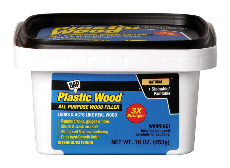 DAP - DAP Plastic Wood Natural Wood Filler 16 oz