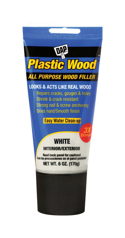 DAP - DAP Plastic Wood White Wood Filler 6 oz