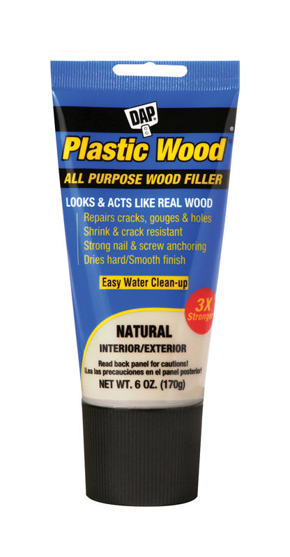 DAP - DAP Plastic Wood Natural Wood Filler 6 oz