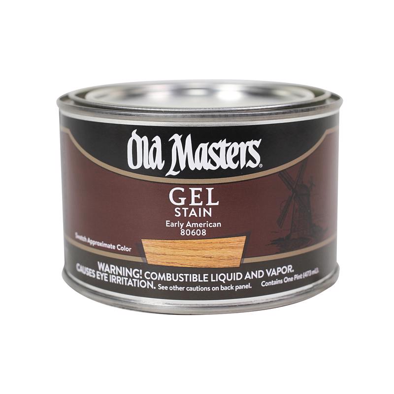 OLD MASTERS - Old Masters Semi-Transparent Early American Oil-Based Alkyd Gel Stain 1 pt - Case of 4