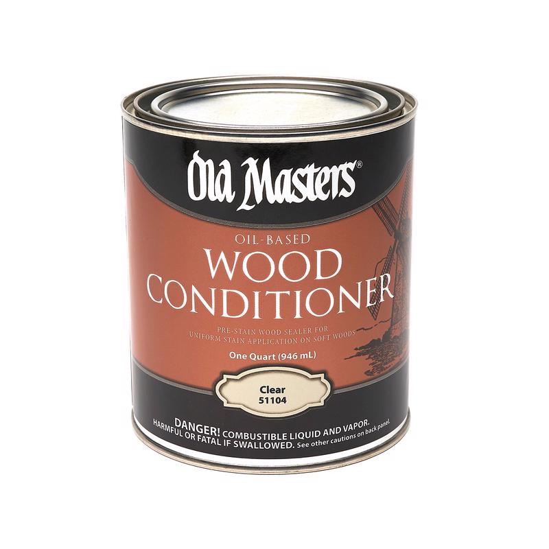 OLD MASTERS - Old Masters Clear Oil-Based Wood Conditioner 1 qt - Case of 4