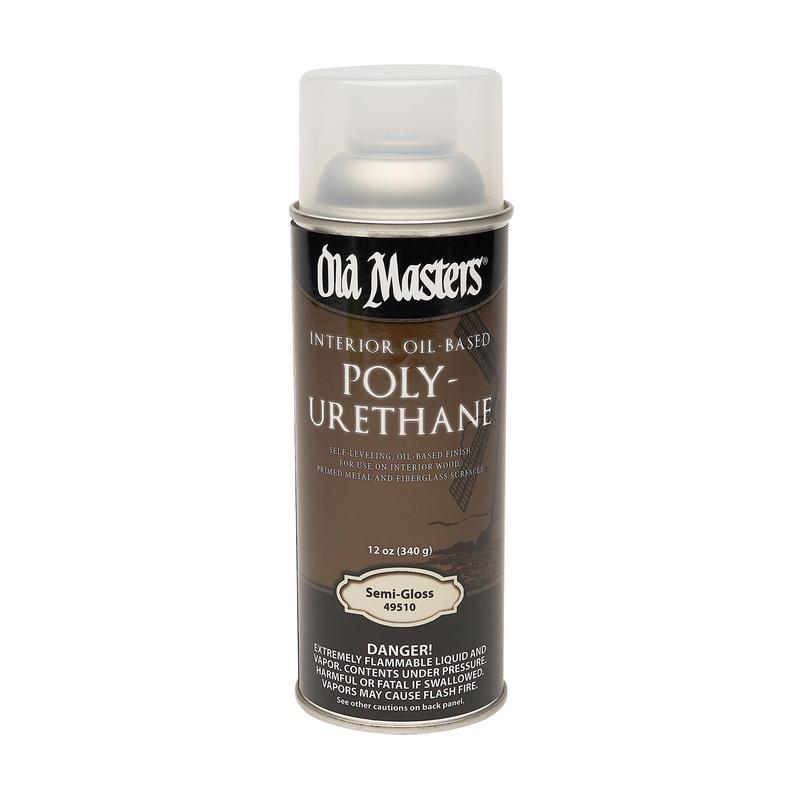 OLD MASTERS - Old Masters Semi-Gloss Clear Oil-Based Polyurethane Spray 12 oz