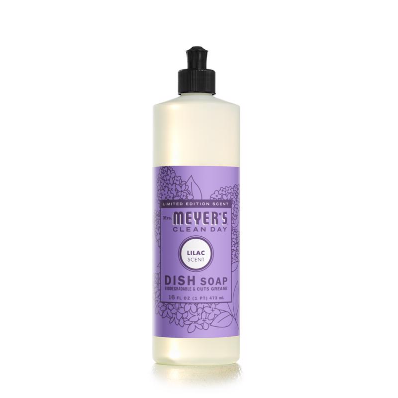 MRS. MEYER'S - Mrs. Meyer's Clean Day Lilac Scent Liquid Dish Soap 16 oz 1 pk - Case of 6