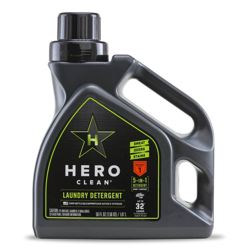 HERO CLEAN - Hero Clean Juniper Scent Laundry Detergent Liquid 50 oz - Case of 6