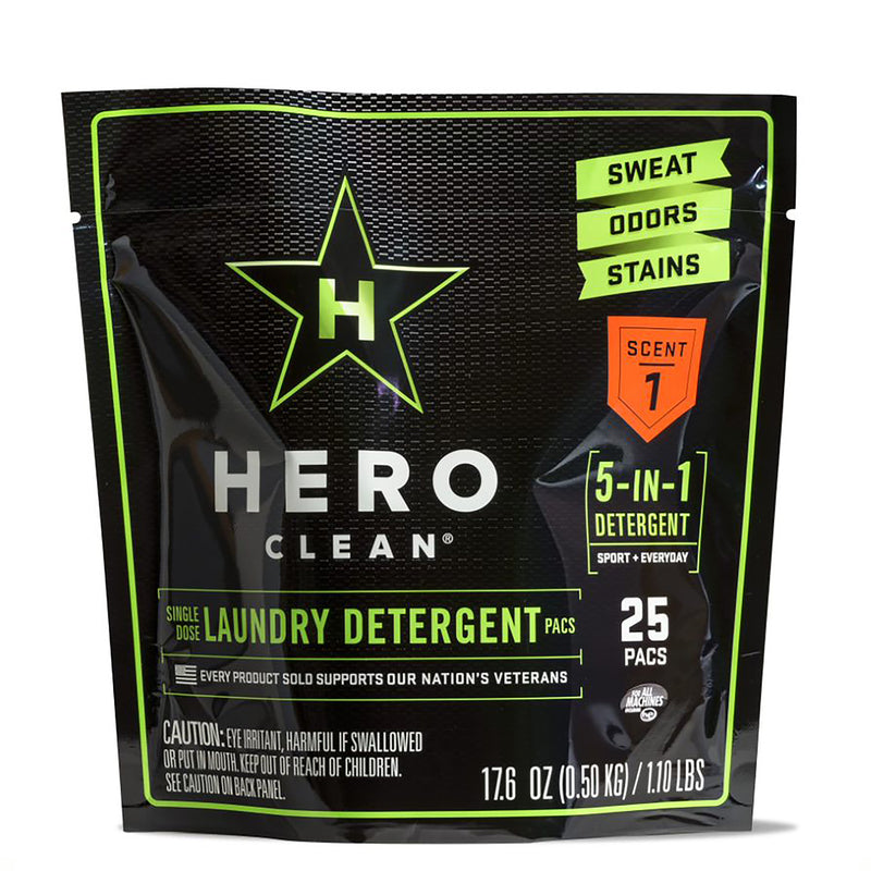 HERO CLEAN - Hero Clean Juniper Scent Laundry Detergent Pod 25 pk - Case of 6