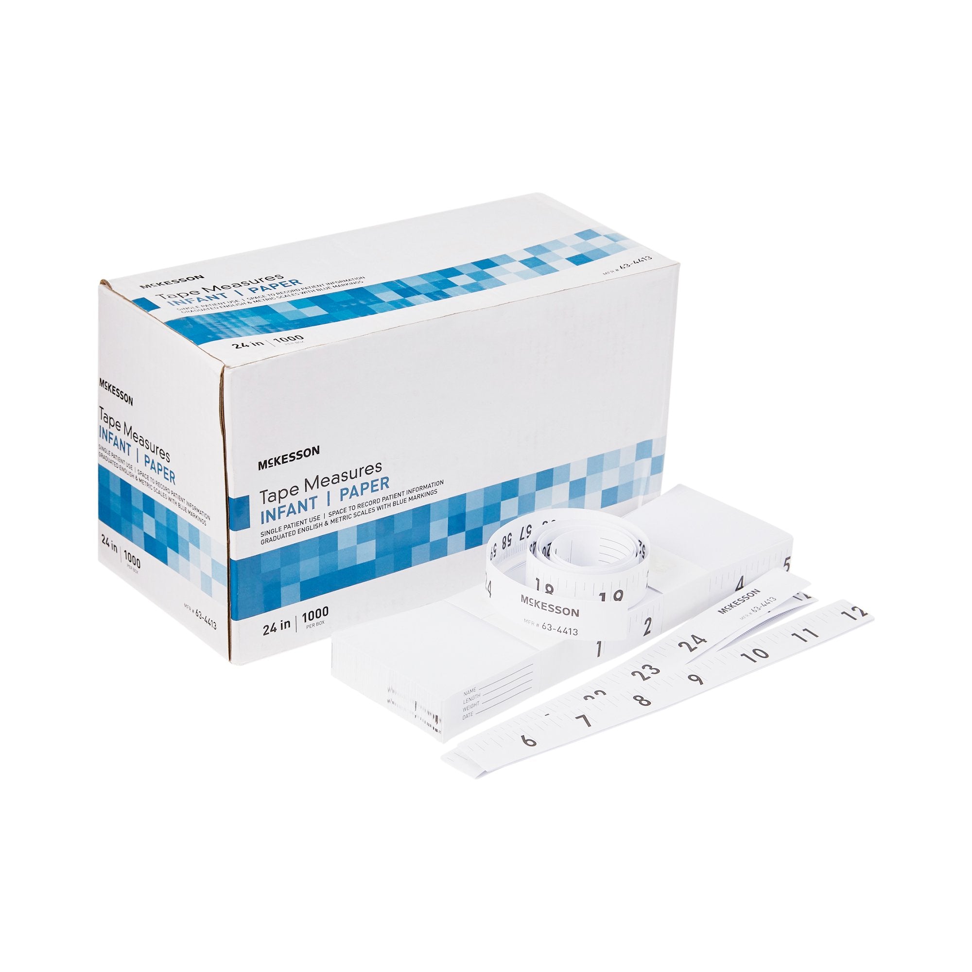McKesson Brand - Measurement Tape McKesson 24 Inch Paper Disposable English / Metric [1000/BX]