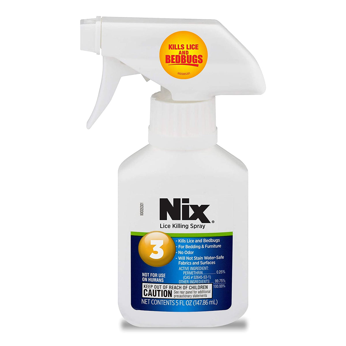 Prestige Medical - Nix® Lice Treatment for Durable Goods Pump Spray Liquid 5 oz. Bottle Scented NonSterile [1/EA]