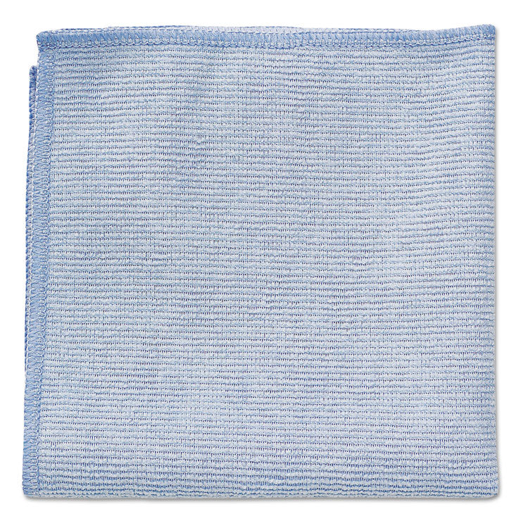 Rubbermaid Commercial - Microfiber Cleaning Cloths, 12 x 12, Blue, 24/Pack