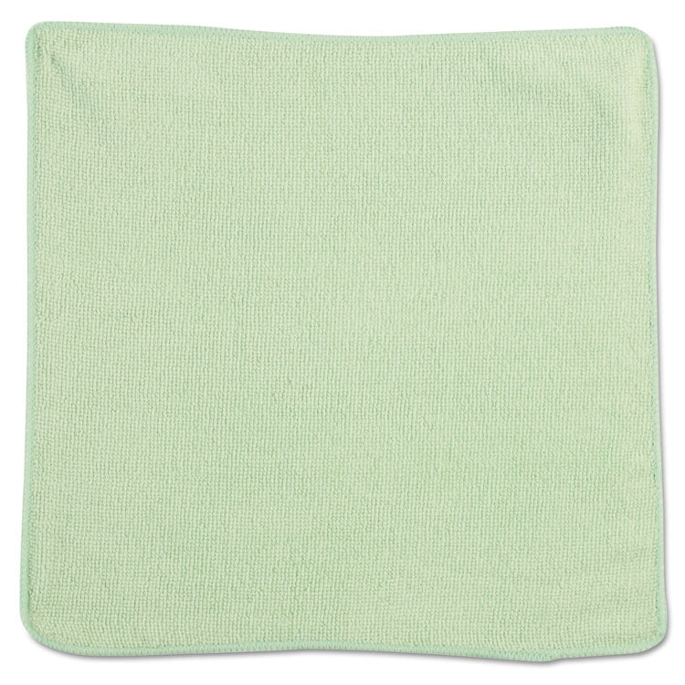 Rubbermaid Commercial - Microfiber Cleaning Cloths, 12 x 12, Green, 24/Pack