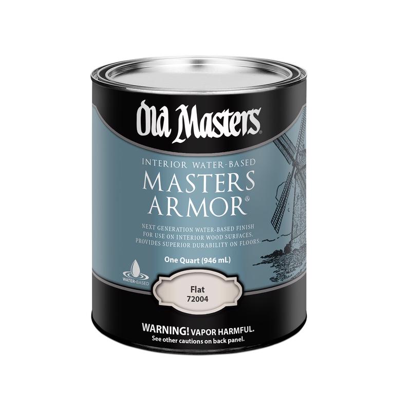 OLD MASTERS - Old Masters Masters Armor Flat Clear Water-Based Floor Finish 1 qt