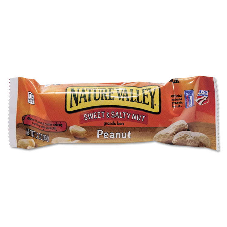 Nature Valley - Granola Bars, Sweet and Salty Nut Peanut Cereal, 1.2 oz Bar, 16/Box