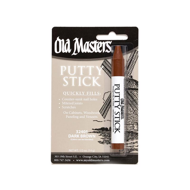 OLD MASTERS - Old Masters Dark Brown Putty Stick 0.5 oz