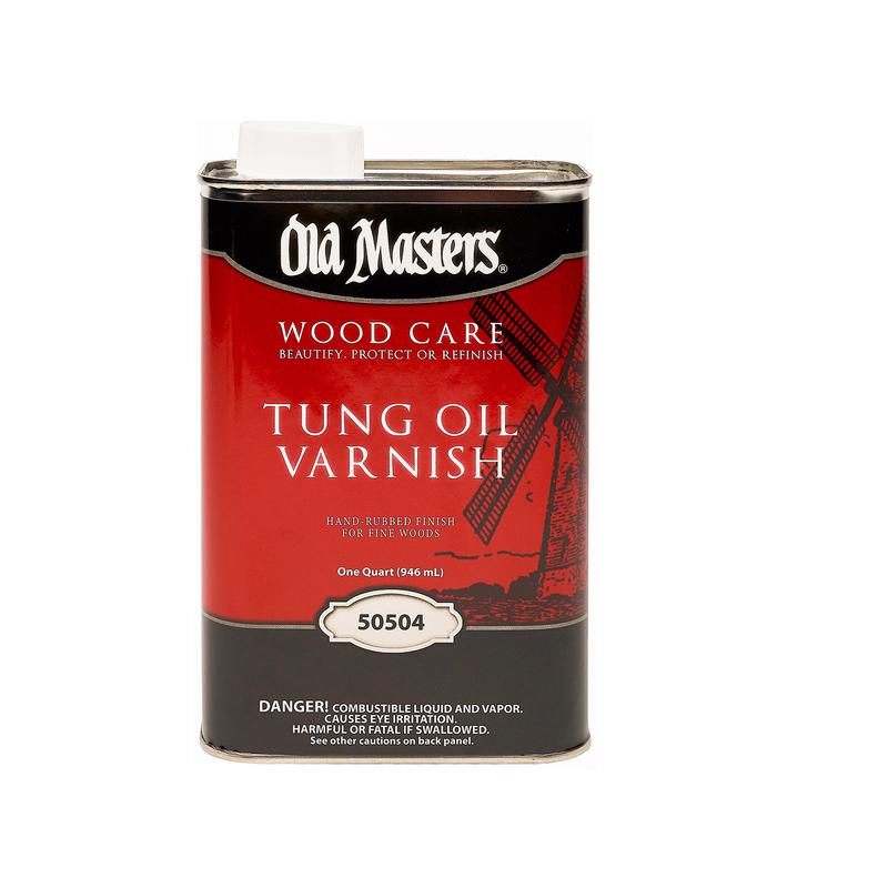 OLD MASTERS - Old Masters Wood Care Clear Tung Oil Varnish 1 qt - Case of 6