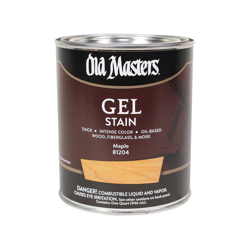 OLD MASTERS - Old Masters Semi-Transparent Maple Oil-Based Alkyd Gel Stain 1 qt