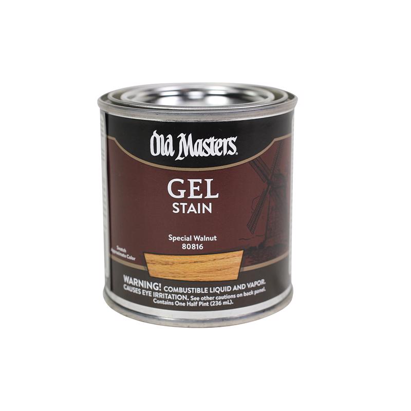 OLD MASTERS - Old Masters Semi-Transparent Special Walnut Oil-Based Alkyd Gel Stain 0.5 pt