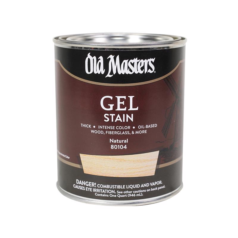 OLD MASTERS - Old Masters Semi-Transparent Natural Oil-Based Alkyd Gel Stain 1 qt