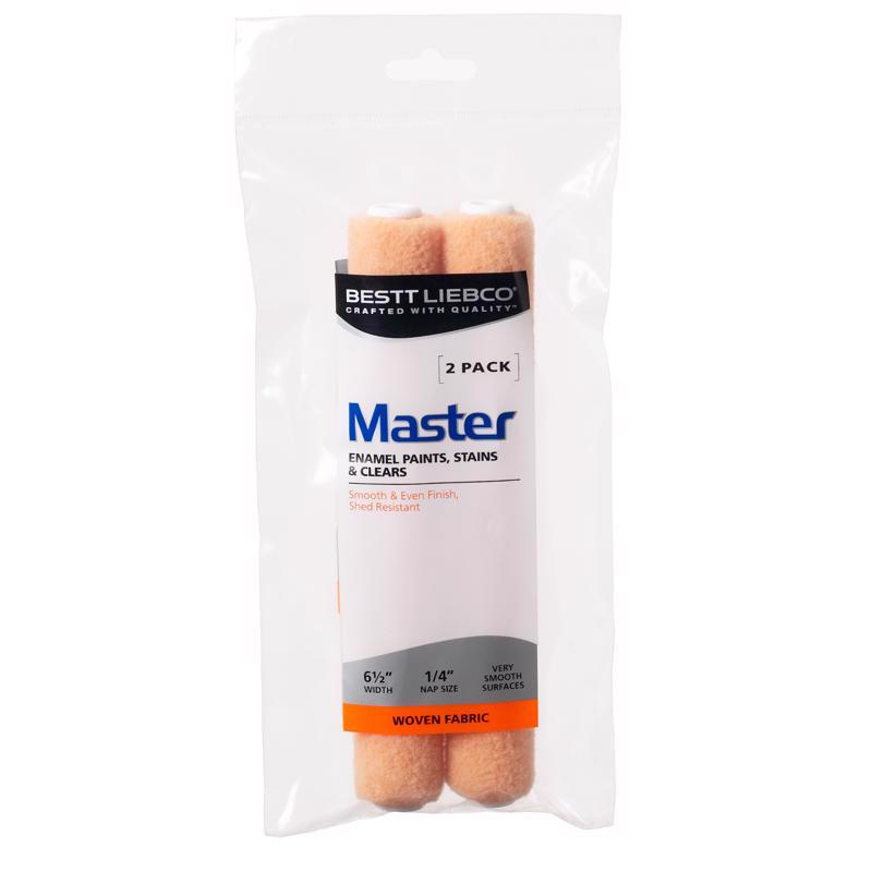 BESTT LIEBCO - Bestt Liebco Master Woven Fabric 6-1/2 in. W X 1/4 in. Mini Paint Roller Cover 2 pk - Case of 12