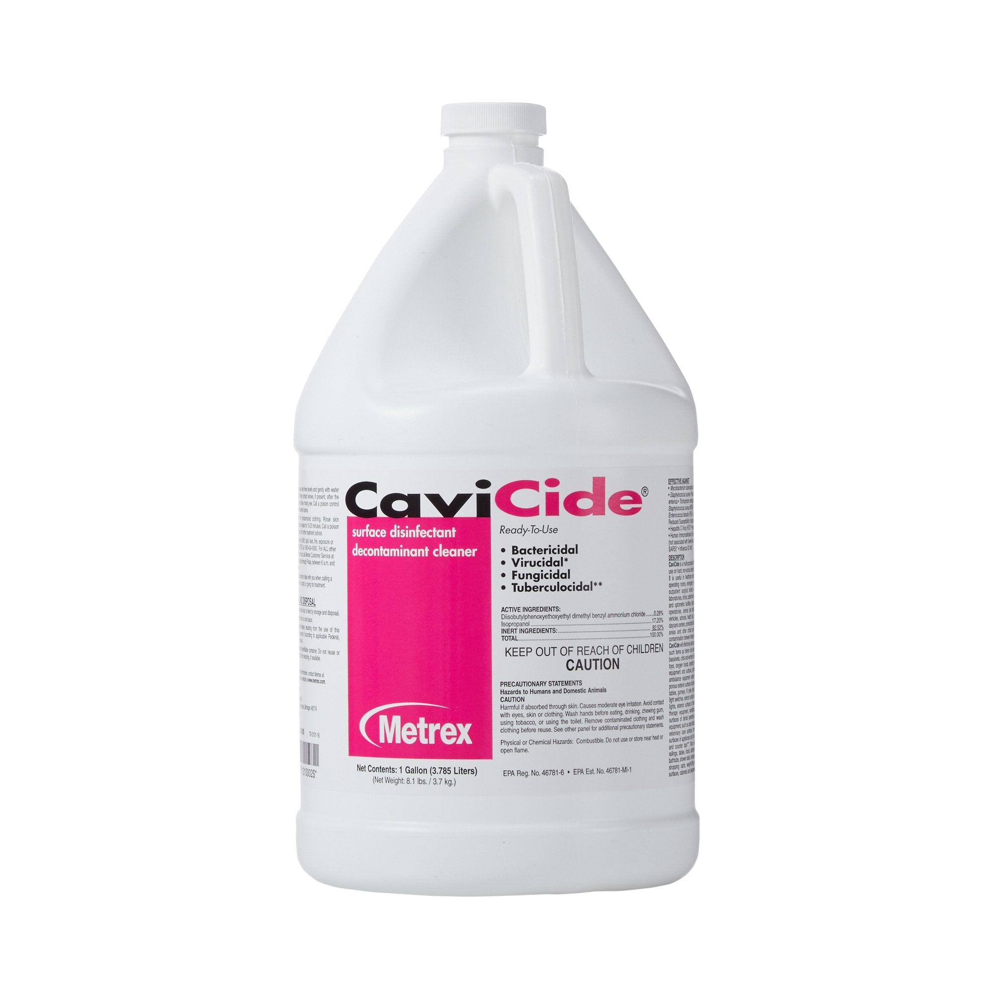 Metrex Research - CaviCide™ Surface Disinfectant Cleaner Alcohol Based Manual Pour Liquid 1 gal. Jug Alcohol Scent NonSterile [1/GL]