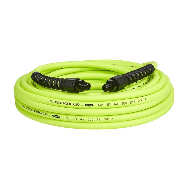 FLEXZILLA - Flexzilla Pro 50 ft. L X 1/4 in. D Hybrid Polymer Air Hose 300 psi Zilla Green
