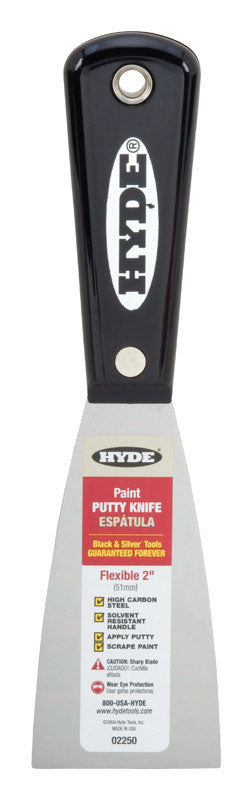 HYDE - Hyde 2 in. W X 7-3/4 in. L High-Carbon Steel Flexible Putty Knife - Case of 5
