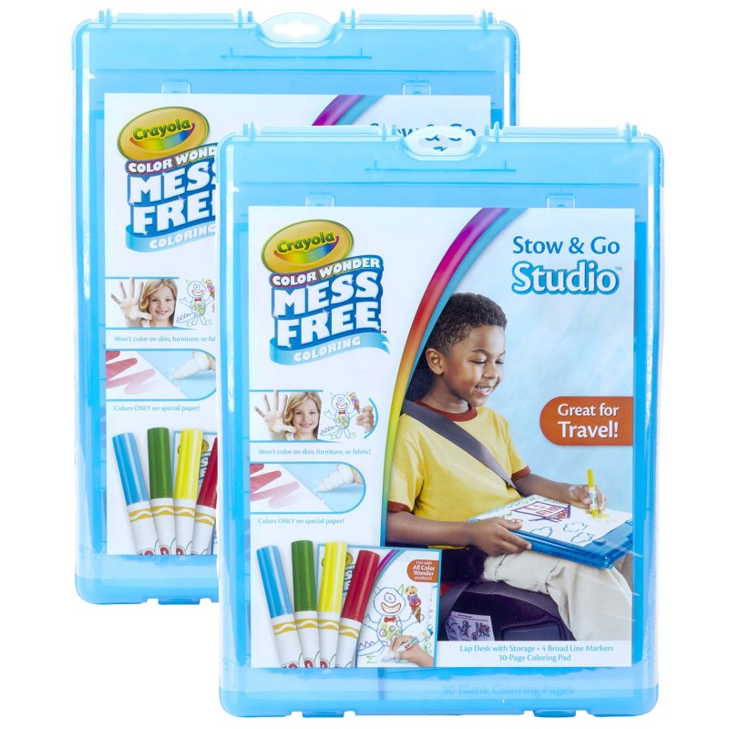 Color Wonder Mess Free Stow & Go Studio™ Travel Kit, 2 Kits