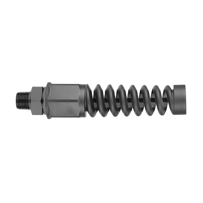 FLEXZILLA - Flexzilla Anodized Aircraft Aluminum Reusable End 1/2 in. Male X 3/8 in. Male 1 pc