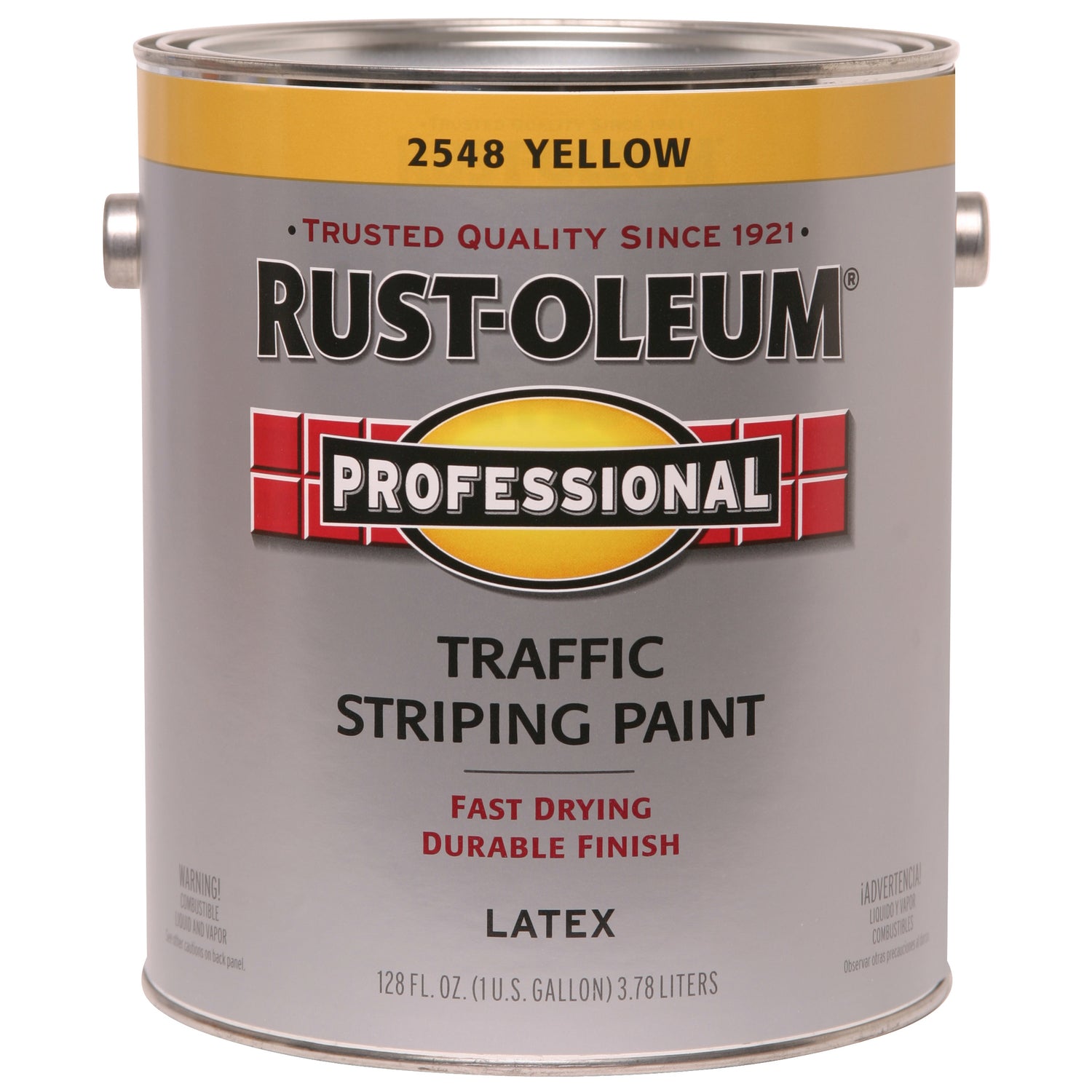 Rust-Oleum Professsional Yellow Traffic Striping Paint 1 gal - Case of 2
