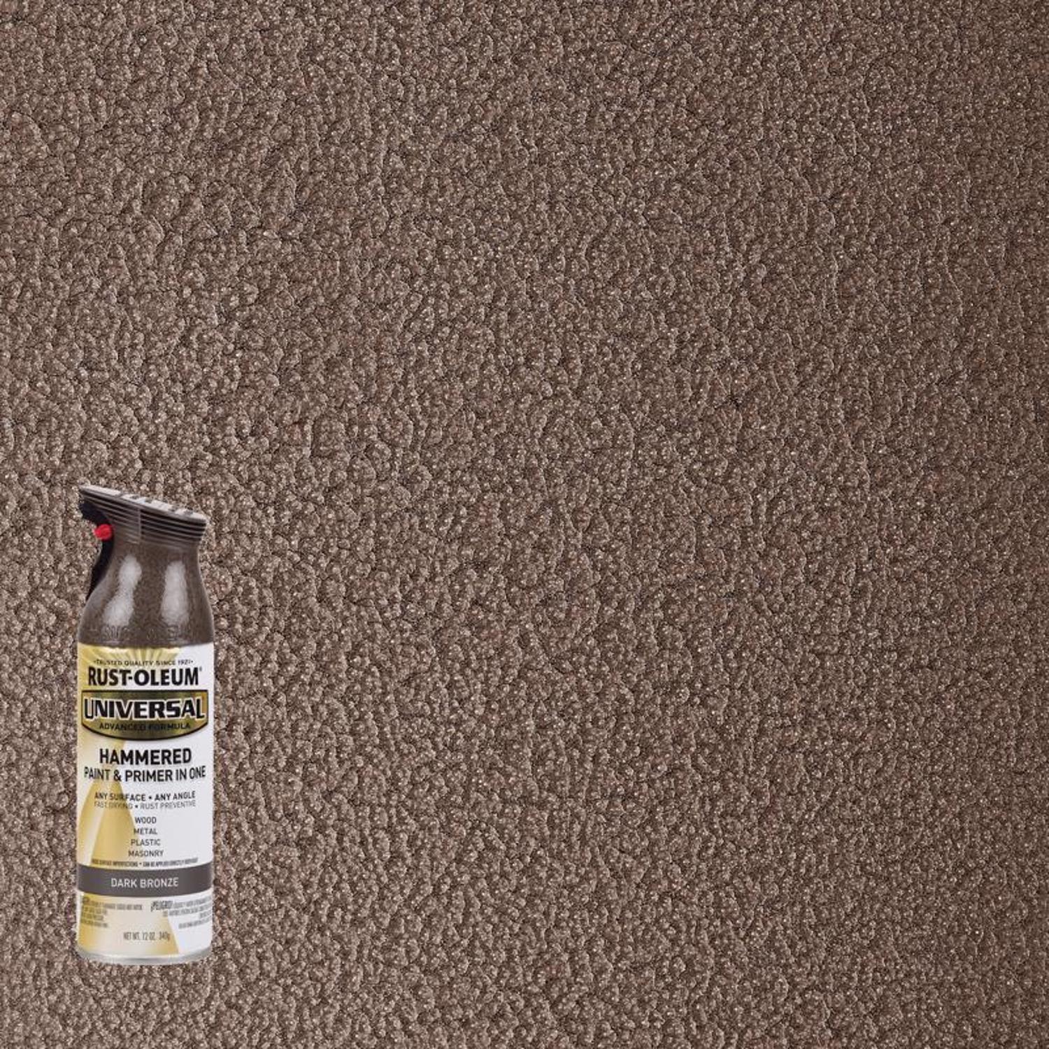 Rust-Oleum Hammered Hammered Dark Bronze Spray Paint 12 oz - Case of 6