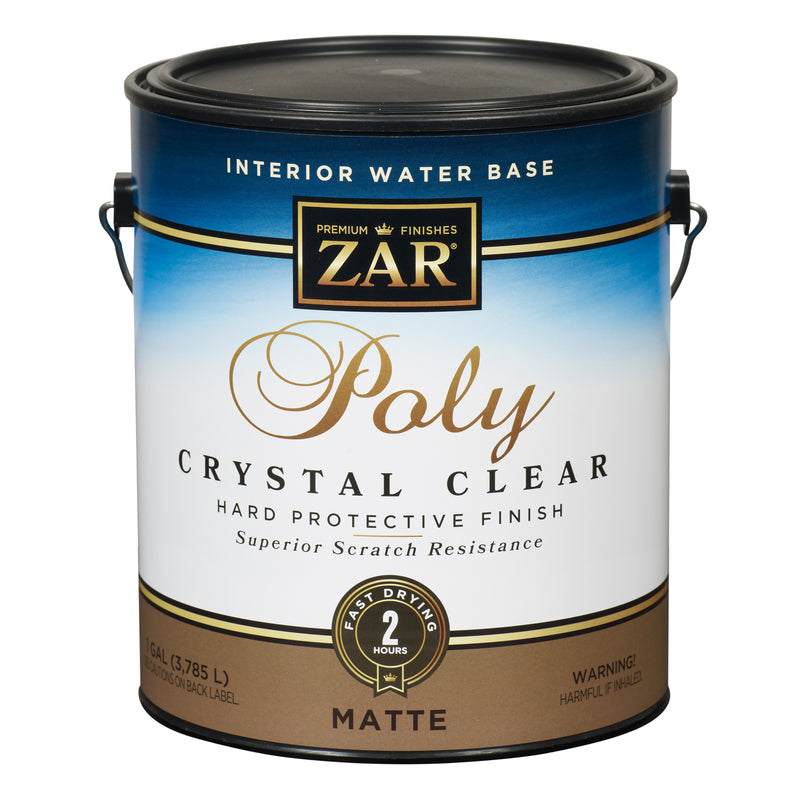 UNITED GILSONITE LAB - ZAR Antique Flat Clear Water-Based Polyurethane 1 gal - Case of 2