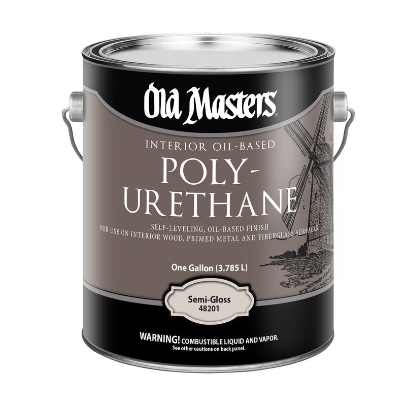 OLD MASTERS - Old Masters Semi-Gloss Clear Oil-Based Polyurethane 1 gal - Case of 2