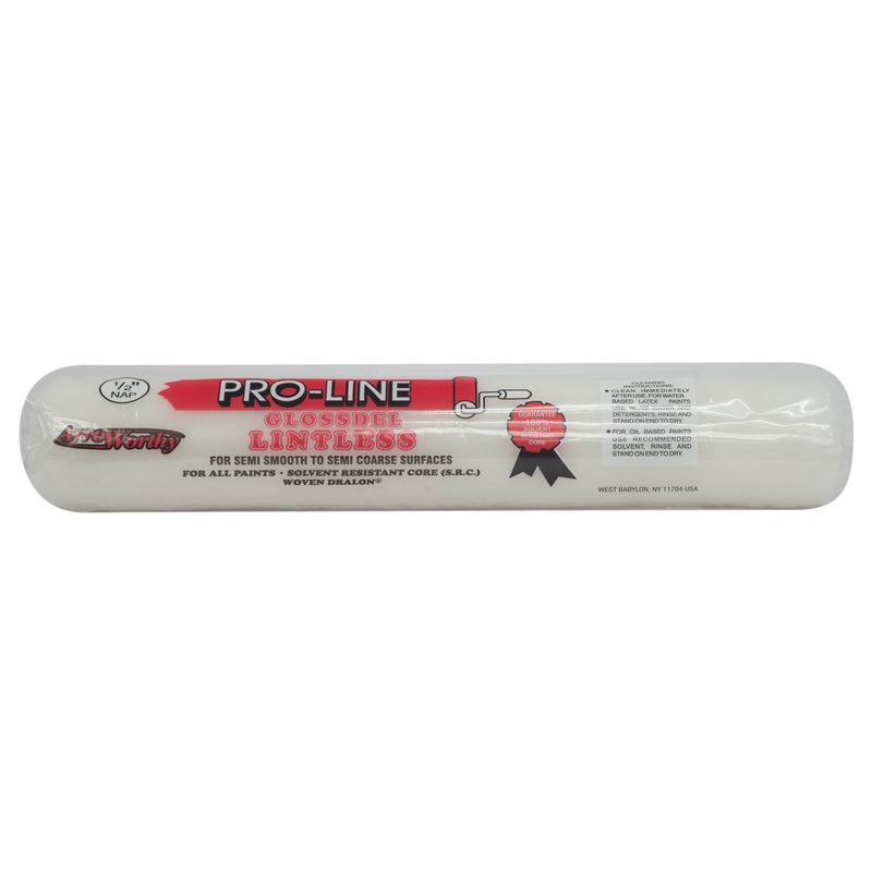 ARROWORTHY - ArroWorthy Pro-Line Dralon 14 in. W X 1/2 in. Mini Paint Roller Cover 1 pk
