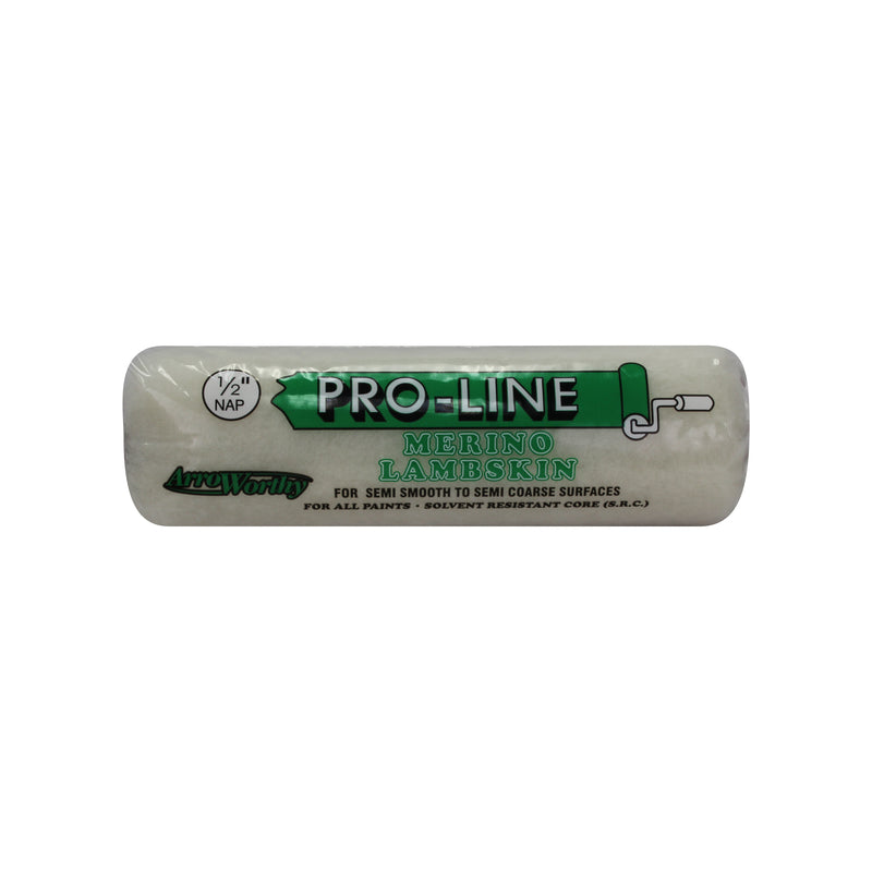 ARROWORTHY - ArroWorthy Pro-Line Lambskin 9 in. W X 1/2 in. Paint Roller Cover 1 pk