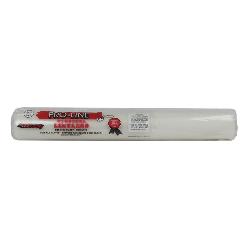 ARROWORTHY - ArroWorthy Pro-Line Dralon 18 in. W X 3/8 in. Paint Roller Cover 1 pk