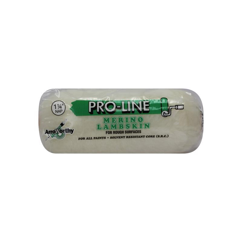 ARROWORTHY - ArroWorthy Pro-Line Lambskin 9 in. W X 1-1/4 in. Paint Roller Cover 1 pk