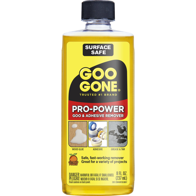 GOO GONE - Goo Gone Pro-Power Liquid Adhesive Remover 8 oz - Case of 12
