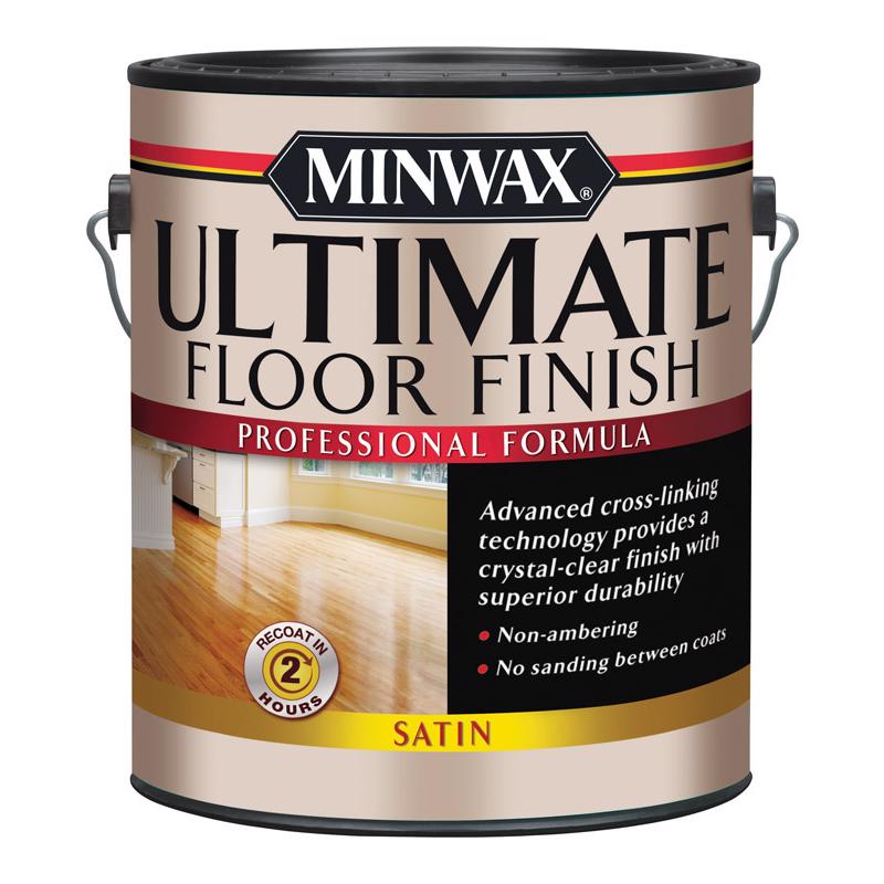 MINWAX - Minwax Satin Clear Water-Based Ultimate Floor Finish 1 gal - Case of 2