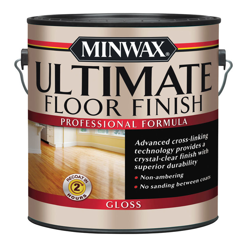 MINWAX - Minwax Gloss Clear Water-Based Ultimate Floor Finish 1 gal - Case of 2