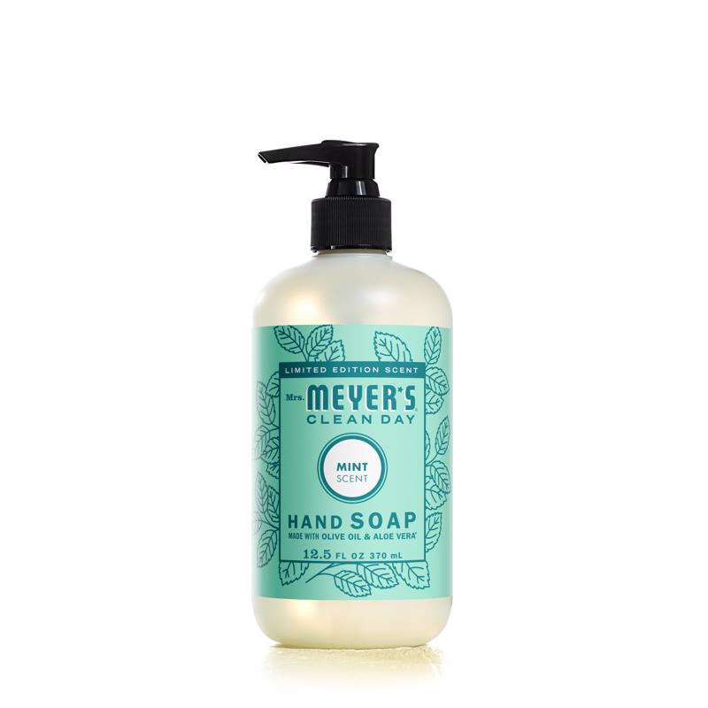 MRS. MEYER'S - Mrs. Meyer's Clean Day Organic Mint Scent Hand Soap 12.5 oz - Case of 6