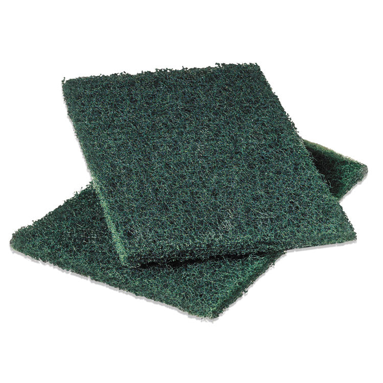 Scotch-Brite PROFESSIONAL - Heavy-Duty Scouring Pad 86, 6 x 9, Green, Dozen